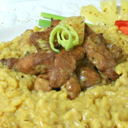 Dosen Bistro Chicken Curry mit Reis und Ananas (400g)