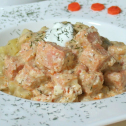 Dosen Bistro Salmone in salsa di aneto con patate (400g)