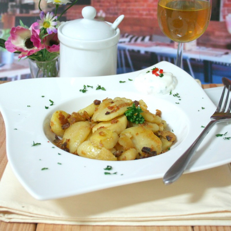 Dosen Bistro patate fritte con pancetta (400g) Dosen Bistro patate fritte con pancetta (400g)