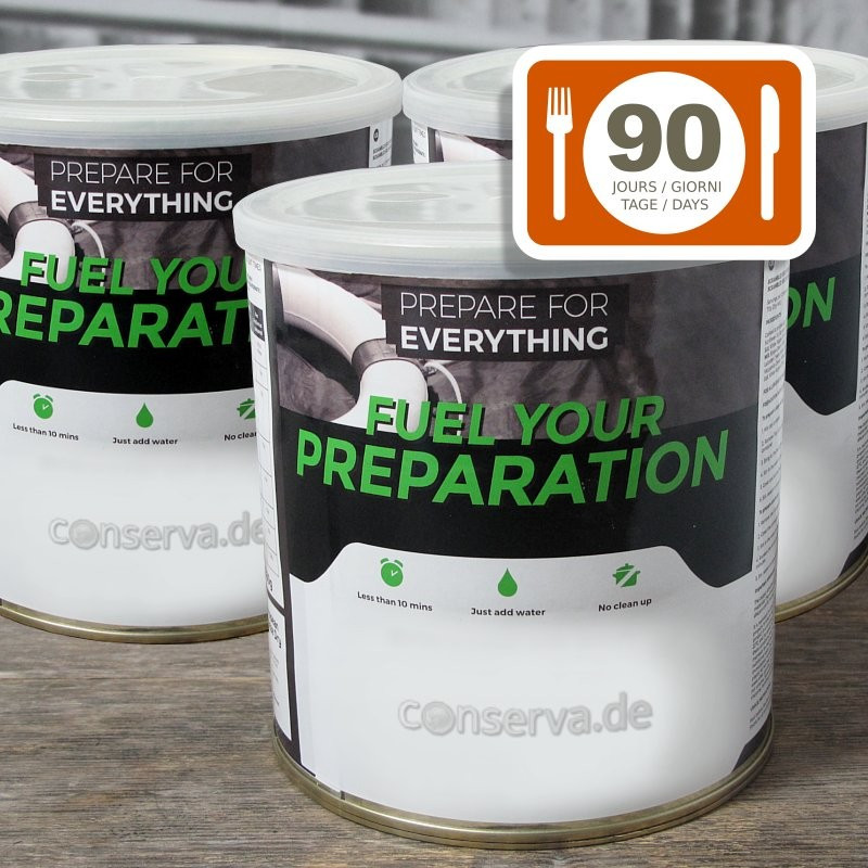 90 Tage Notvorrat Paket 'Fuel Your Preperation'