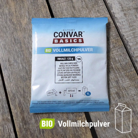 Bio Vollmilchpulver (125g ergibt 1 Liter) - [DE-ÖKO-007]