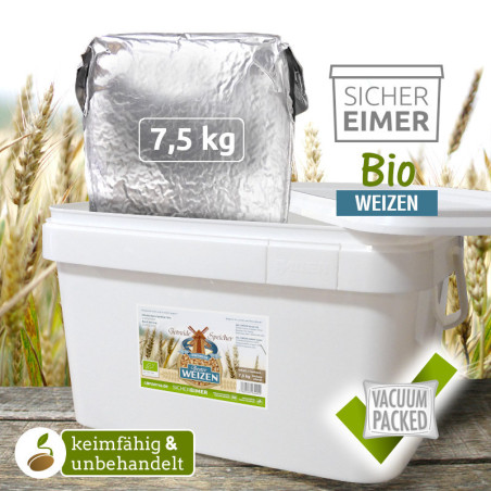 7,5 kg BIO Weizen – Ganzkorngetreide | DE-ÖKO-006