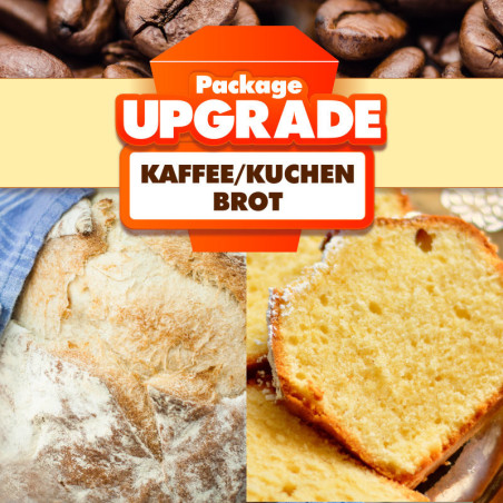 Package Upgrade Kaffee / Kuchen / Brot