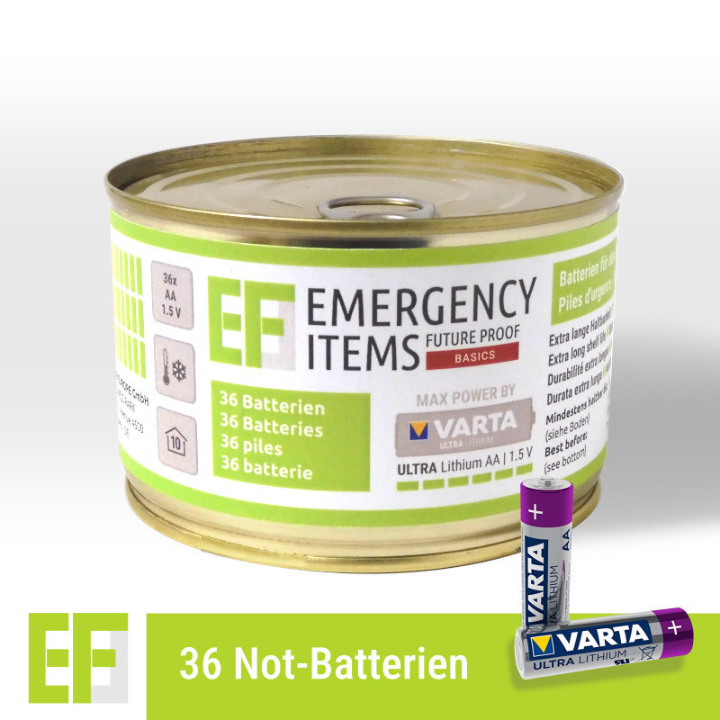 EF BASICS Ultra Lithium AA Batterien (36 Stück) EF BASICS Ultra Lithium AA Batterien (36 Stück)