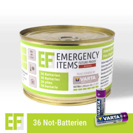 EF BASICS Ultra Lithium Batteries (36 pieces)