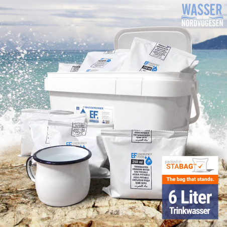 Emergency Food Wassereimer 6L (24 x 250ml)