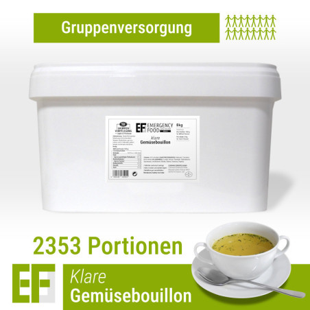 EF MEALS Klare Gemüsebouillon (Suppe) (8kg) (ESL)