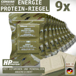 9 x CONVAR™ Feldküche Barre protéinée énergétique (120g)