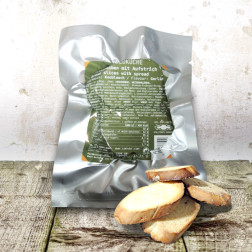 CONVAR  4 fette di pane con crema spalmabile – Gusto: aglio (35 g)