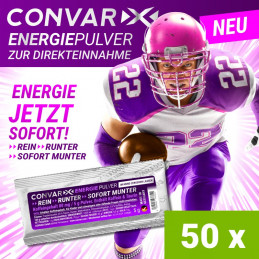 50 x CONVAR-X Energiepulver...