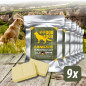 9 x CONVAR™ Feldküche FOOD4DOX Long-term dog food (120g)