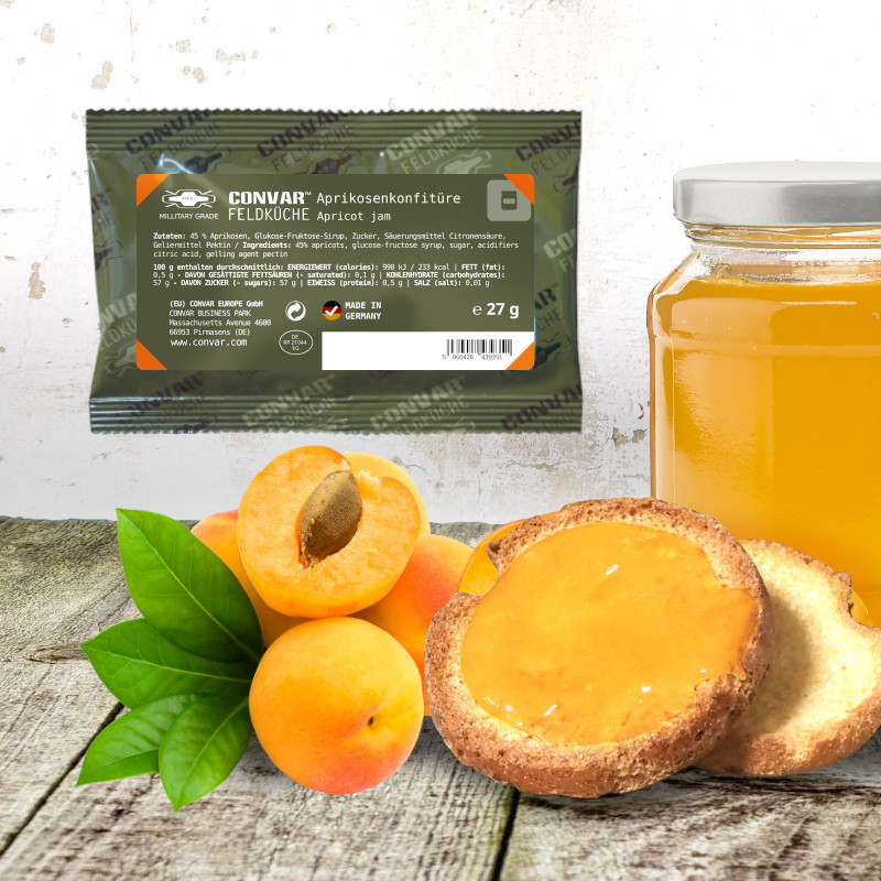 CONVAR™ Feldküche Apricot jam (27g)