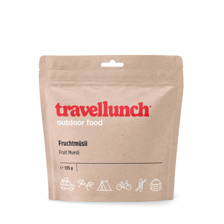 Travellunch Muesli alla frutta (125 g) | Colazione outdoor e scorte di emergenza