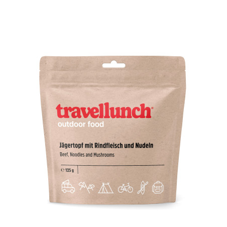 Travellunch Jägertopf mit Rindfleisch und Nudeln (125g)