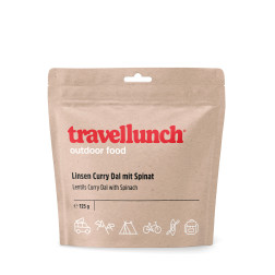 Travellunch Curry di lenticchie Dal con spinaci – Pasto outdoor 125 g