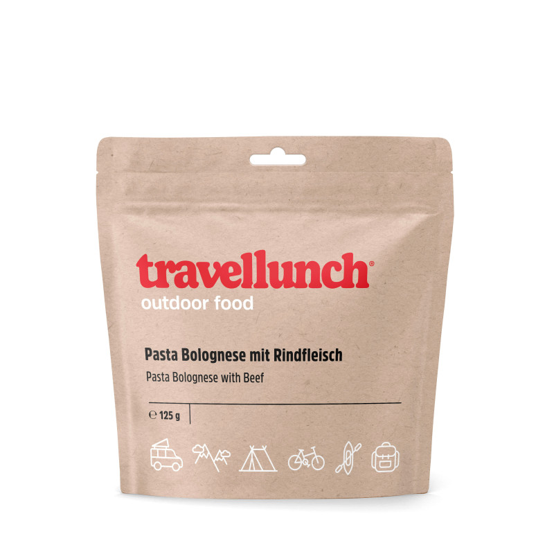 Travellunch Pâtes bolognaises au bœuf (125g)