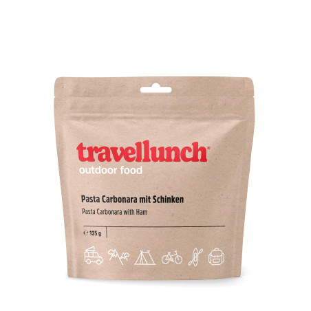 Travellunch Pâtes Carbonara au jambon (125g)