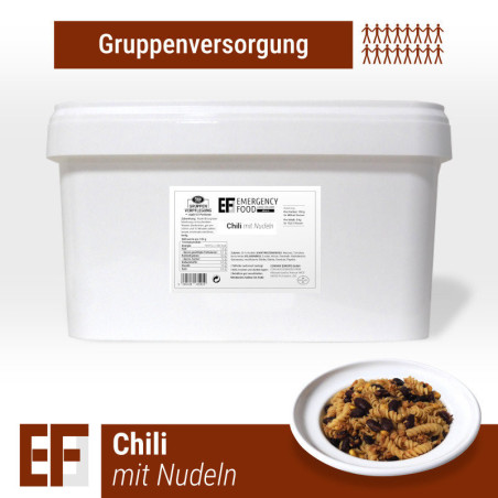 EF MEALS Chili mit Nudeln (3,75kg) (ESL) 25 Portionen