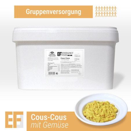 EF MEALS Cous-Cous (4kg) (ESL) 25 Portionen