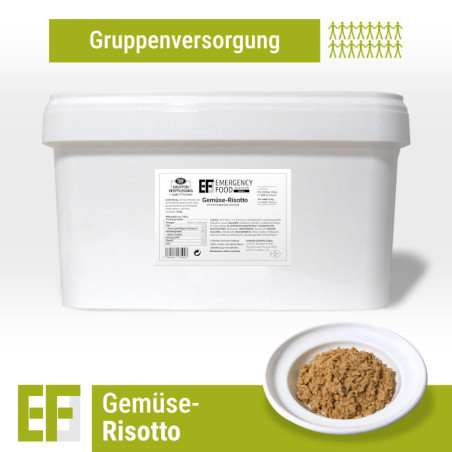 EF MEALS Gemüse-Risotto (4kg) (ESL) 25 Portionen