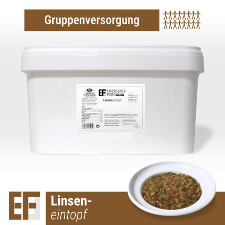 EF MEALS Linseneintopf (5kg) (ESL) 2 x 25 Portionen