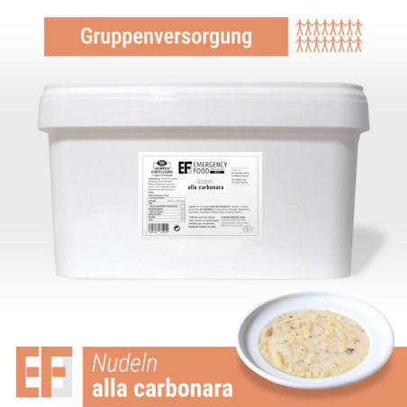 EF MEALS Nudeln alla carbonara (3,25kg) (ESL) 25 Portionen