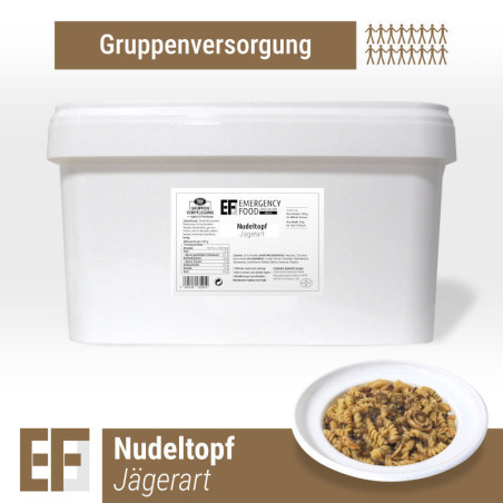 EF MEALS Nudeltopf Jägerart mit Rindfleisch und Pilzen (3,75kg) (ESL) 25 Portionen