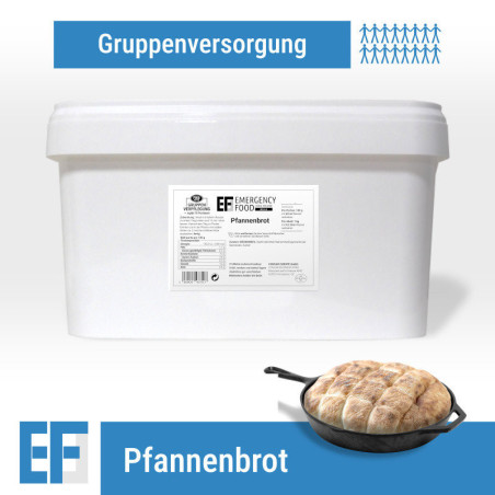 EF BASICS Pfannenbrot (5kg) (ESL) 2 x 25 Portionen