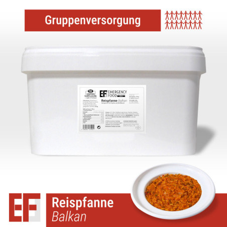 EF MEALS Reispfanne Balkanart (4,75kg) (ESL) 25 Portionen