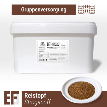 EF MEALS Reistopf Stroganoff (4kg) (ESL) 25 Portionen