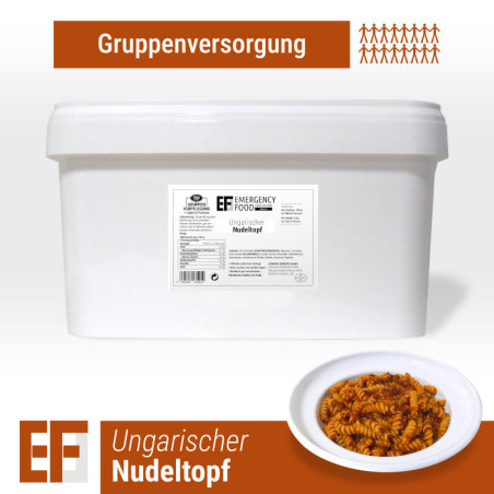 EF MEALS Ungarischer Nudeltopf mit Rindfleisch (3,75kg) (ESL) 25 Portionen