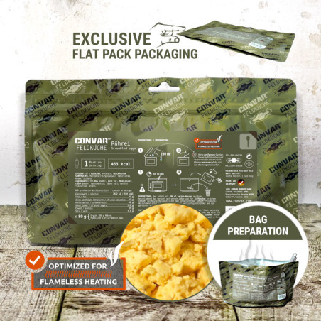 CONVAR™ Feldküche Scrambled eggs (80g) [suitable for heating bags]