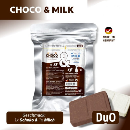 CONVAR-7 NextGen Energy Bar Duo Choco & Milk (120g)