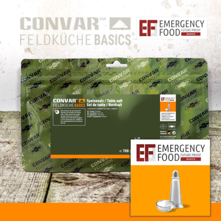 CONVAR™ Feldküche Basics Sale da cucina (700 g)