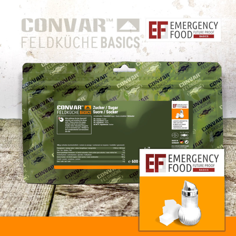 CONVAR™ Feldküche Basics Sucre (600g)