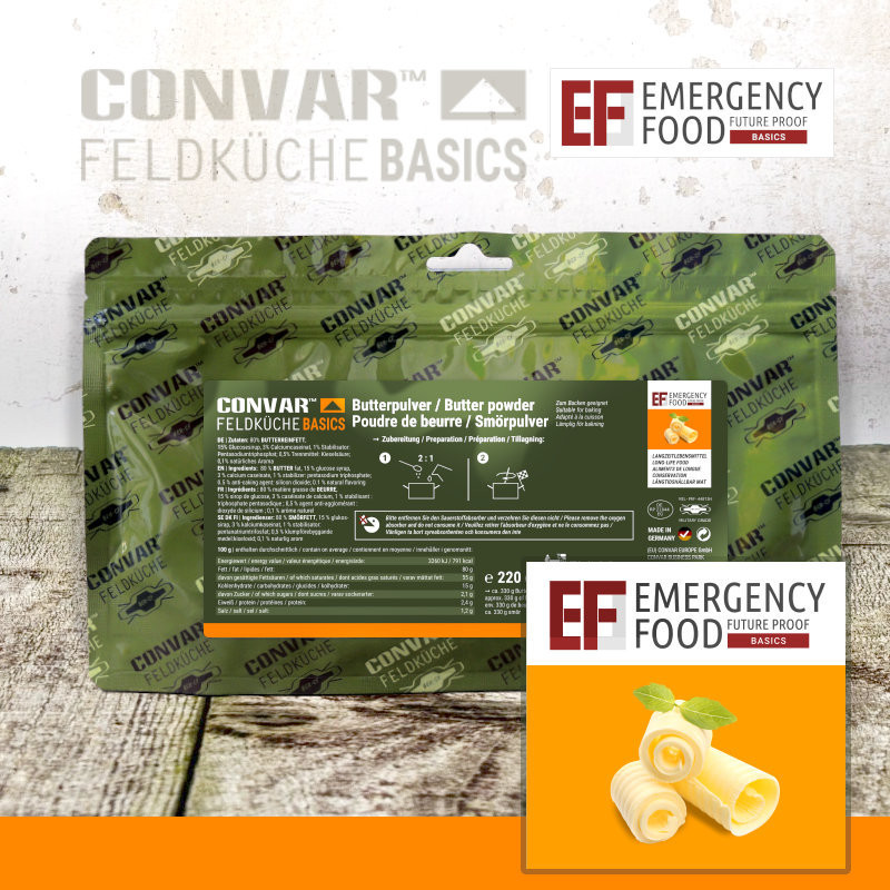 CONVAR™ Feldküche Basics Polvere di burro (220g)