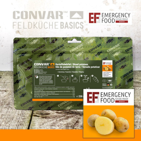 CONVAR™ Feldküche Basics Cubetti di patate (230g)