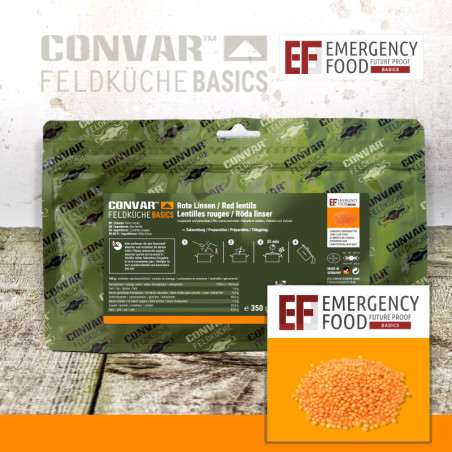 CONVAR™ Feldküche Basics Rote Linsen (350g)