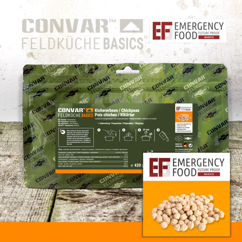 CONVAR™ Feldküche Basics Chick Peas (420g)