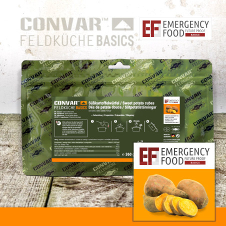 CONVAR™ Feldküche Basics Süßkartoffelwürfel (360g)