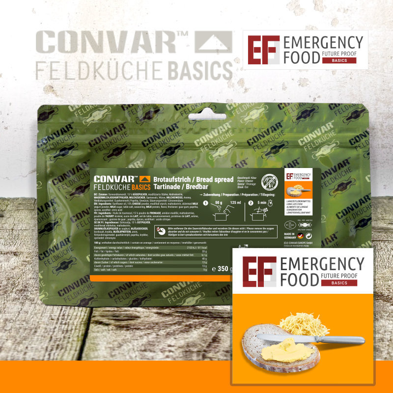 CONVAR™ Feldküche Basics Spread cheese cream (350g)