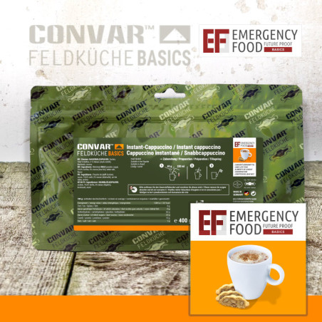 CONVAR™ Feldküche Basics Cappuccino instantané (400g)