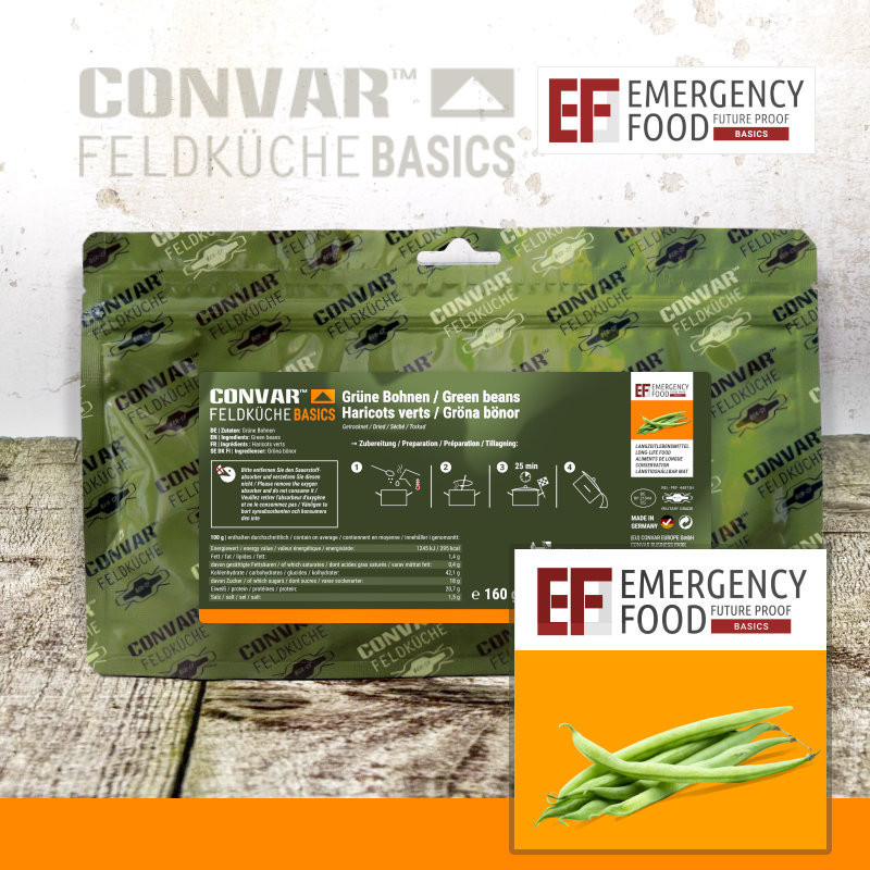 CONVAR™ Feldküche Basics Fagiolini (160g)