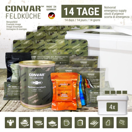 CONVAR™ Feldküche 15 days emergency supply