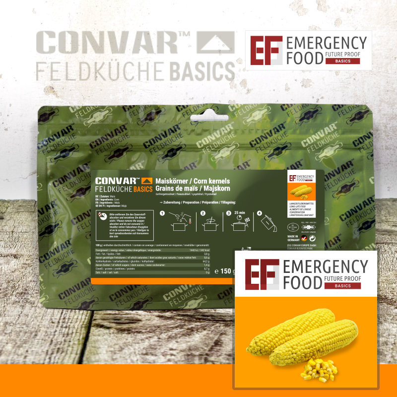 CONVAR™ Feldküche Basics Maïs en grains (150g)