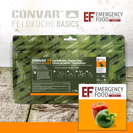 CONVAR™ Feldküche Basics Peperone rosso/verde (190g)