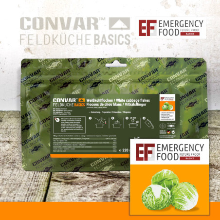 CONVAR™ Feldküche Basics Fiocchi di cavolo bianco (220g)