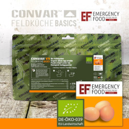 CONVAR™ Feldküche Basics BIO Poudre d'œufs entiers de poulet (270g) - [DE-ÖKO-039]