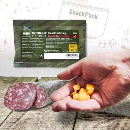 CONVAR™ Feldküche Operational food SnackPack, flavor: Salami (22g)