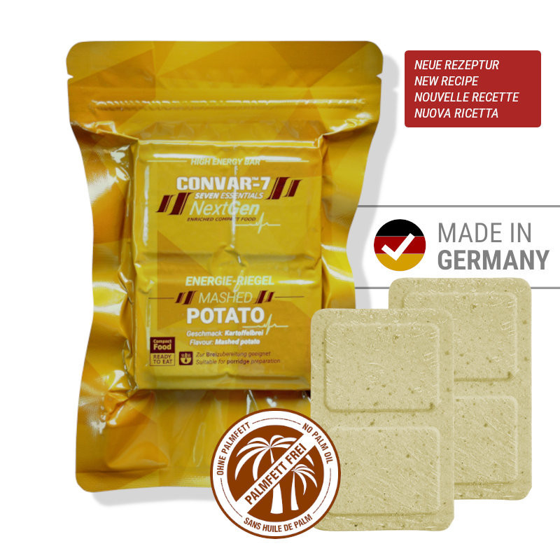 9 x CONVAR-7 NextGen Energy Bar - Mashed Potato (120g) 9 x CONVAR-7 NextGen Energy Bar - Mashed Potato (120g)